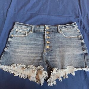 Guess Denim Frayed Women Shorts